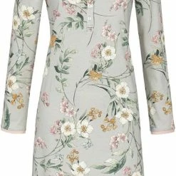 Beste Verkoop ⌛ Grijs Nachthemd Bloemen Ringella 😀