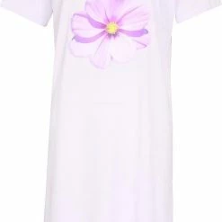 Flash-uitverkoop 👍 Temptation Dames Bigshirt Nachthemd Lila TPNGD1003A - Maten: L 😀