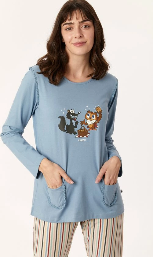 Groothandel β€οΈ Woody Pyjama Meisjes/dames - Denimblauw - Uil - 222-1-PLG-S/819 - Maat S π 9 Groothandel β€οΈ Woody Pyjama Meisjes/dames - Denimblauw - Uil - 222-1-PLG-S/819 - Maat S π - Afbeelding 7