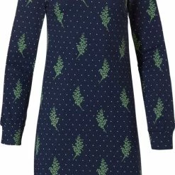 Aanbiedingen 👍 Pastunette De Luxe Pastunette Deluxe - Jade - Nachthemd - Blauw/Groen - Maat 38 🤩