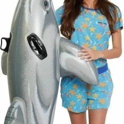Beste recensies van ⭐ Happy Snooz Happy Pyjama's | Shortama Dames Met 👚 Shirt | ☀️ Summer Beach - Parasols & Zeesterren Prints | Vrolijk, Hip En Moderne Dames Shortama | Maat XL (S-XL) 🔥 -Pyjama-s-dames Winkel 511x840