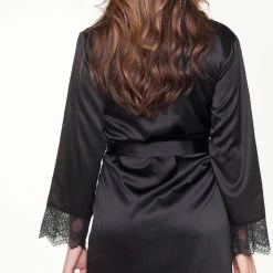 Hete verkoop 🎉 LingaDore - Peacock Kimono - Maat XXL - Groen Zwart - Dames ❤️ -Pyjama-s-dames Winkel 515x840