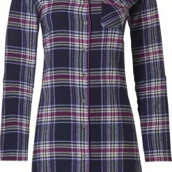 Kopen 🤩 Rebelle Moon & Stars Doorknoop Vrouwen Nachthemd - Dark Red - Maat 48 👏