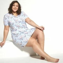 Korting 😉 Cornette Katoenen Nachthemd Amelia 510/237 4XL 👍 -Pyjama-s-dames Winkel 550x440