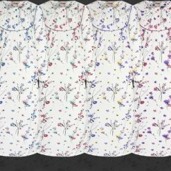 Coupon 👏 Merkloos Dames Lange Nachthemd Warm Gevoerd XXL 44-48 Wit/geel/paars 😀 -Pyjama-s-dames Winkel 550x451 1