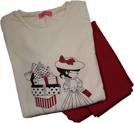 Top 10 π VANILLA – Dames Pyjama - Pyjamasets – Tweedelig – Egyptisch Katoen -Slim Fit – Wit/Roze -L - PJ1238 π 5 Top 10 π VANILLA – Dames Pyjama - Pyjamasets – Tweedelig – Egyptisch Katoen -Slim Fit – Wit/Roze -L - PJ1238 π - Afbeelding 3