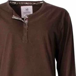 Beste Verkoop 🌟 Irresistible Dames Pyjama Donker Bruin IRPYD2305A - Maten: S 🌟 -Pyjama-s-dames Winkel 550x540