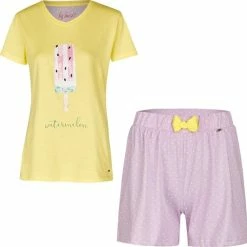 Goedkoopste โจ By Louise Dames Pyjamasets Waterijs Shortama + Top - Maat XL ๐ฏ