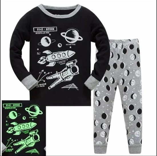 Hete verkoop βοΈ Merkloos Kinder Pyjama Set | Glow In The Dark | Galaxy | Maat 3T | 92/98| 100% Katoen π₯ 3 Hete verkoop βοΈ Merkloos Kinder Pyjama Set | Glow In The Dark | Galaxy | Maat 3T | 92/98| 100% Katoen π₯