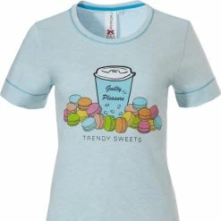 Begroting 😉 Rebelle - Macaron Mania - Nachthemd - Turquoise - Maat 40 🤩 -Pyjama-s-dames Winkel 550x549