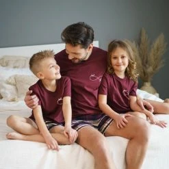 Uitgang 🥰 Doctor Nap Katoenen Pyjama Dames Volwassenen | Korte Mouw Korte & 3/4 Broek | Pyama Dames Volwassenen | Best Friends Sangria PM.4218 L ❤️ -Pyjama-s-dames Winkel 550x550 1