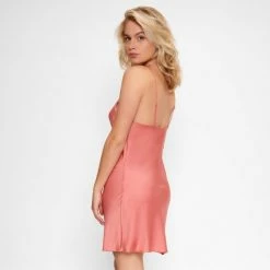 Beste Pirce 👏 LingaDore - Satin Chemise Faded-Rose - Maat XL - Roze - Dames - Nachtjurk - Nachthemd - Nachtjapon 🥰 -Pyjama-s-dames Winkel 550x550 4
