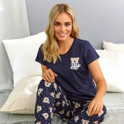 Beste recensies van 🤩 Doctor Nap Katoenen Pyjama Dames Volwassenen | Korte Mouw Lange Broek | Pyama Dames Volwassenen | Bears Cosmos PM.9910 M 🤩 -Pyjama-s-dames Winkel 550x550 47