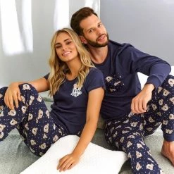 Beste recensies van 🤩 Doctor Nap Katoenen Pyjama Dames Volwassenen | Korte Mouw Lange Broek | Pyama Dames Volwassenen | Bears Cosmos PM.9910 M 🤩 -Pyjama-s-dames Winkel 550x550 48