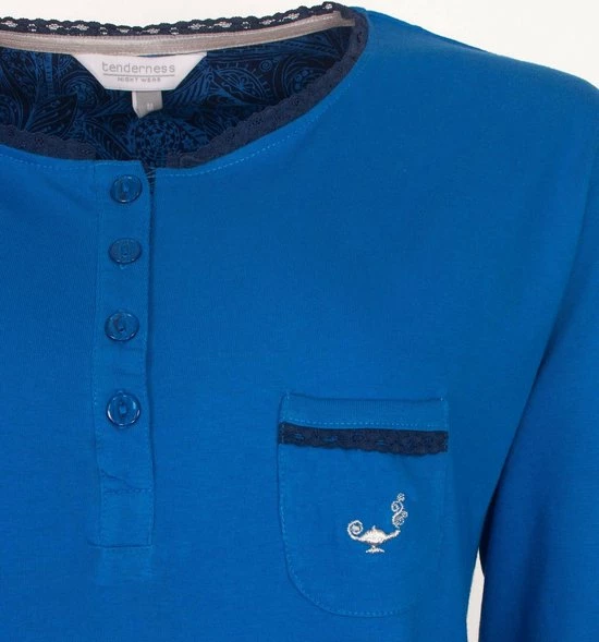 Aanbiedingen βοΈ Tenderness Dames Nachthemd Blauw Maten: L π 4 Aanbiedingen βοΈ Tenderness Dames Nachthemd Blauw Maten: L π - Afbeelding 2