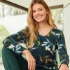 Coupon 🥰 Nina Von C Pyjama 👕 Shirt / Lounge 👕 Shirt - Jungle Green - 40 - Groen 🔥 -Pyjama-s-dames Winkel 550x592