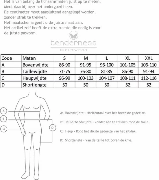 Korting π₯ Tenderness Dames Shortama Blauw TESAD1209A - Maten: L π 4 Korting π₯ Tenderness Dames Shortama Blauw TESAD1209A - Maten: L π - Afbeelding 2