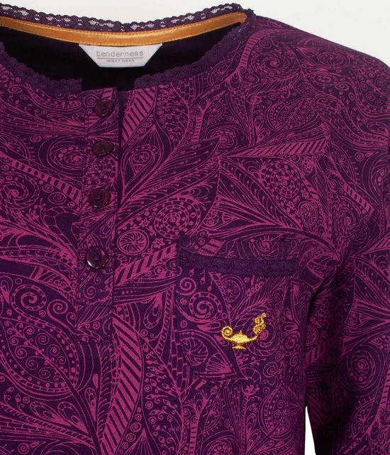 Beste Verkoop π Tenderness Dames Nachthemd Paars Maten: L π 4 Beste Verkoop π Tenderness Dames Nachthemd Paars Maten: L π - Afbeelding 2