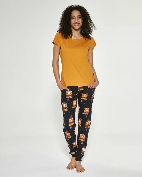 Gloednieuw ๐ Cornette Katoenen Huispak Dames | Joggingpak Dames | Trainingspak Dames | 3-delig | Lange & Korte Mouw Lange Broek | Bear 2 465/292 L ๐ 4 Gloednieuw ๐ Cornette Katoenen Huispak Dames | Joggingpak Dames | Trainingspak Dames | 3-delig | Lange & Korte Mouw Lange Broek | Bear 2 465/292 L ๐ - Afbeelding 2