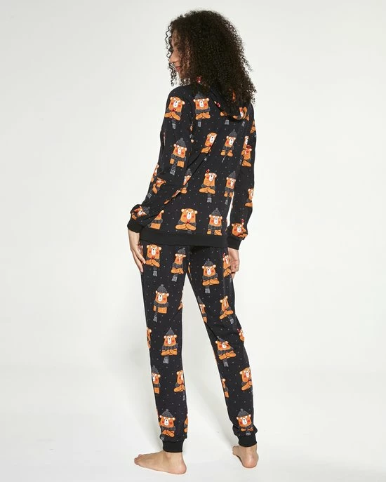 Gloednieuw ๐ Cornette Katoenen Huispak Dames | Joggingpak Dames | Trainingspak Dames | 3-delig | Lange & Korte Mouw Lange Broek | Bear 2 465/292 L ๐ 11 Gloednieuw ๐ Cornette Katoenen Huispak Dames | Joggingpak Dames | Trainingspak Dames | 3-delig | Lange & Korte Mouw Lange Broek | Bear 2 465/292 L ๐ - Afbeelding 9