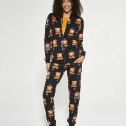 Beste recensies van ❤️ Cornette Katoenen Huispak Dames | Joggingpak Dames | Trainingspak Dames | 3-delig | Lange & Korte Mouw Lange Broek | Bear 2 465/292 S ❤️ -Pyjama-s-dames Winkel 550x687 15