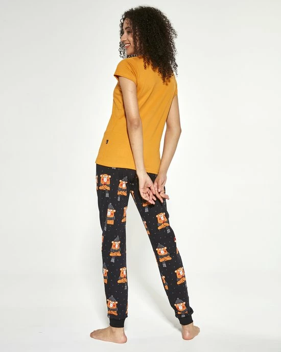 Gloednieuw ๐ Cornette Katoenen Huispak Dames | Joggingpak Dames | Trainingspak Dames | 3-delig | Lange & Korte Mouw Lange Broek | Bear 2 465/292 L ๐ 5 Gloednieuw ๐ Cornette Katoenen Huispak Dames | Joggingpak Dames | Trainingspak Dames | 3-delig | Lange & Korte Mouw Lange Broek | Bear 2 465/292 L ๐ - Afbeelding 3