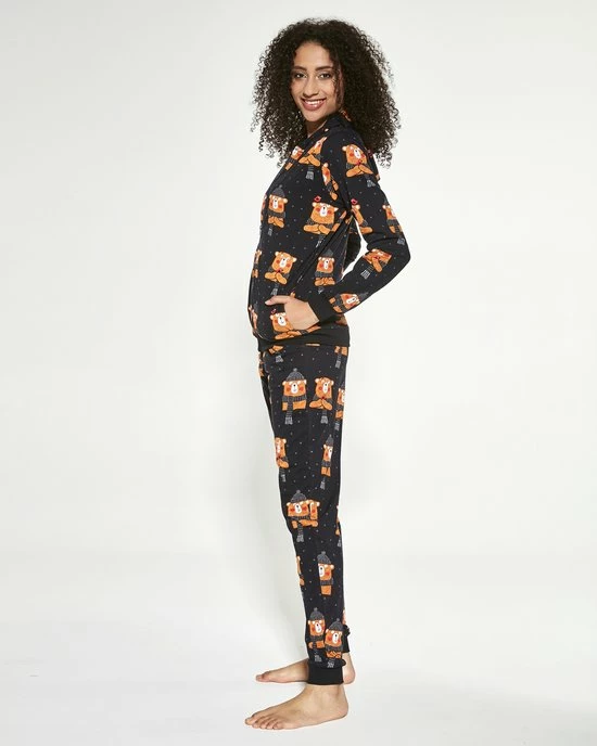 Gloednieuw ๐ Cornette Katoenen Huispak Dames | Joggingpak Dames | Trainingspak Dames | 3-delig | Lange & Korte Mouw Lange Broek | Bear 2 465/292 L ๐ 6 Gloednieuw ๐ Cornette Katoenen Huispak Dames | Joggingpak Dames | Trainingspak Dames | 3-delig | Lange & Korte Mouw Lange Broek | Bear 2 465/292 L ๐ - Afbeelding 4