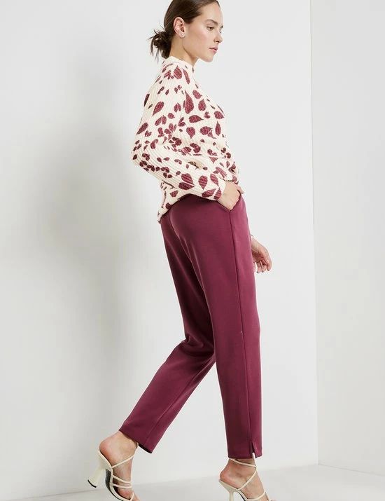 Goedkoopste π TAIFUN Dames 7/8-broek Van Zachte Stretchstof Black Cherry-46 β¨ 8 Goedkoopste π TAIFUN Dames 7/8-broek Van Zachte Stretchstof Black Cherry-46 β¨ - Afbeelding 6