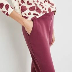 Begroting 🔔 TAIFUN Dames 7/8-broek Van Zachte Stretchstof Black Cherry-42 🛒 -Pyjama-s-dames Winkel 550x715 8