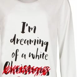 Korting ❤️ Temptation Dames Bigshirt Nachthemd Wit TPNGD2917A - Maten: L 🛒 -Pyjama-s-dames Winkel 550x722