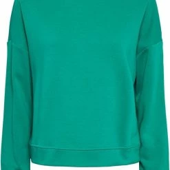 Groothandel 🎁 Pieces Dames Sweater - Groen - Loungewear Top - Dames Trui Zonder Print - Maat XXL 👏