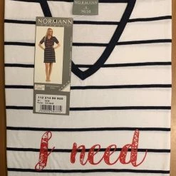 Top 10 😀 Dames Nachthemd Normann 14 90 920 - Blauw - M 40/42 🤩 -Pyjama-s-dames Winkel 550x733 67