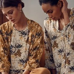 Flash-uitverkoop ❤️ ESSENZA Nina Uni Lange Broek Cashew - S ❤️ -Pyjama-s-dames Winkel 550x733 70