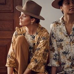 Flash-uitverkoop ❤️ ESSENZA Nina Uni Lange Broek Cashew - S ❤️ -Pyjama-s-dames Winkel 550x733 72