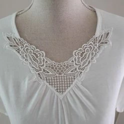 Coupon 🔔 Nachthemd Dames Korte Mouw Naturana 🧨 -Pyjama-s-dames Winkel 550x733 8