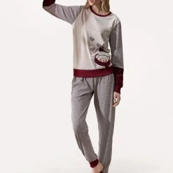 Beste Verkoop โ๏ธ Feyza - Pyjama Set Voor Dames, Lange Mouwen - M ๐