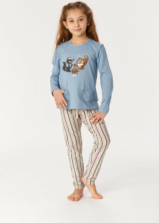 Groothandel β€οΈ Woody Pyjama Meisjes/dames - Denimblauw - Uil - 222-1-PLG-S/819 - Maat S π 6 Groothandel β€οΈ Woody Pyjama Meisjes/dames - Denimblauw - Uil - 222-1-PLG-S/819 - Maat S π - Afbeelding 4