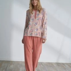 Goedkoop 🤩 Pijadore - Pyjama Set Voor Dames, Lange Mouwen - L ✔️