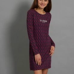 Korting 🥰 Tom Tailor Dames Nachthemd - Lange Mouw - M (38) ❤️