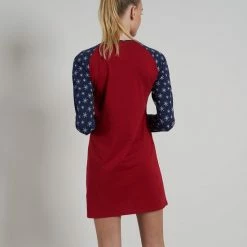 Korting 😉 Tom Tailor Xmas Dames Nachthemd - Rood - Maat 36 🥰 -Pyjama-s-dames Winkel 550x794 48