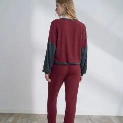 Uitgang ⌛ Pijadore - Pyjama Set Voor Dames, Lange Mouwen - XL 👏 -Pyjama-s-dames Winkel 550x794 9