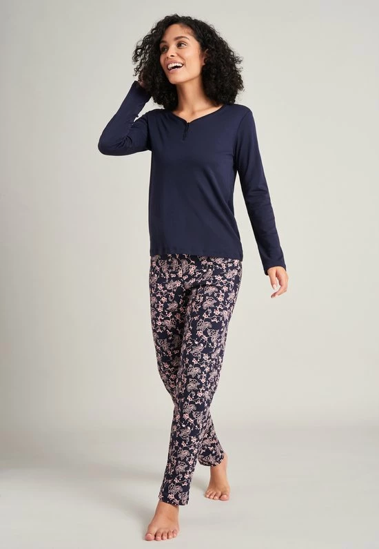 Uitgang β Schiesser – Sence Of Nostalgia – Pyjama – 175553 – Dark Blue - 46 π 5 Uitgang β Schiesser – Sence Of Nostalgia – Pyjama – 175553 – Dark Blue - 46 π - Afbeelding 3