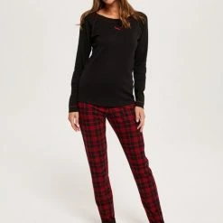 Beste Verkoop 😍 Italian Fashion Ordesa Katoenen Pyjama Voor Dames S ✨