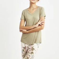 Promo 🎁 Penye Mood - Grote Maten Dames Pyjama Set, Korte Mouwen - 3XL 💯