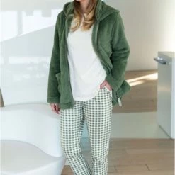 Uitgang 🌟 Red Button Broek SRB3057 - Tessy Black 🧥 Coating ✨ -Pyjama-s-dames Winkel 550x822 1