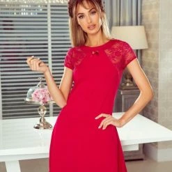 Hete verkoop ๐ฅ Eldar Greta Slipdress Met Kant Bordeau 3XL ๐