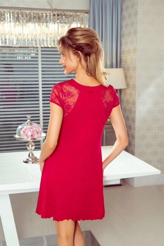 Hete verkoop π₯ Eldar Greta Slipdress Met Kant Bordeau 3XL π 4 Hete verkoop π₯ Eldar Greta Slipdress Met Kant Bordeau 3XL π - Afbeelding 2