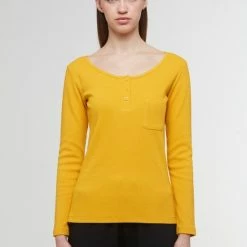 Gloednieuw ✨ Web Blouse 👩 WOMEN BASIC LONG SLEEVE WITH PLACKET 🔥