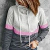 Goedkoopste 🔔 Merkloos Hoodie Trui Dames - Colorblock Grijs - Harlie - Maat XXL/2XL 🔔 -Pyjama-s-dames Winkel 550x824 29