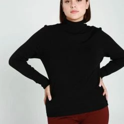 Beste deal 💯 Cassis Effen Trui In Viscose Met Rolkraag 🎁 -Pyjama-s-dames Winkel 550x825 10